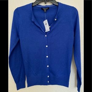 NWT Banana Republic factory cardigan, blue, XS